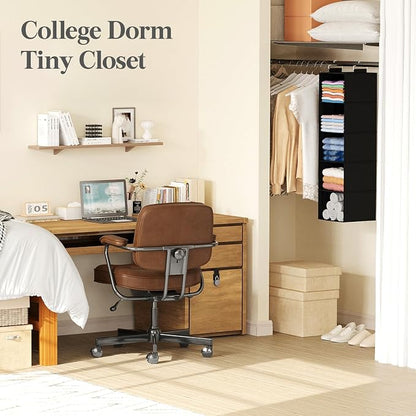 Lifewit 5 Tier Hanging Closet Organizer and Storage - Image 9
