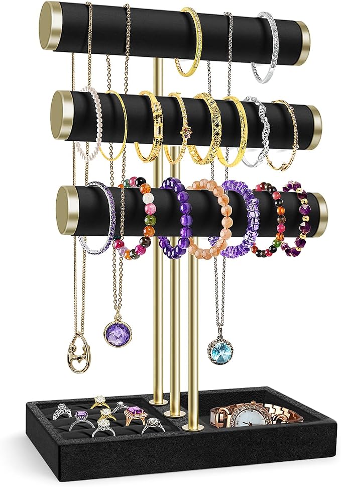 Flexzion 3 Tier Bracelet Holder Display Stand by Flexzion