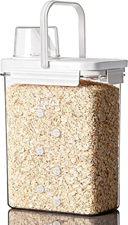 Hongya Rice Container, Airtight Rice Storage Container, Portable Pet Food by HONGYAARTDIY