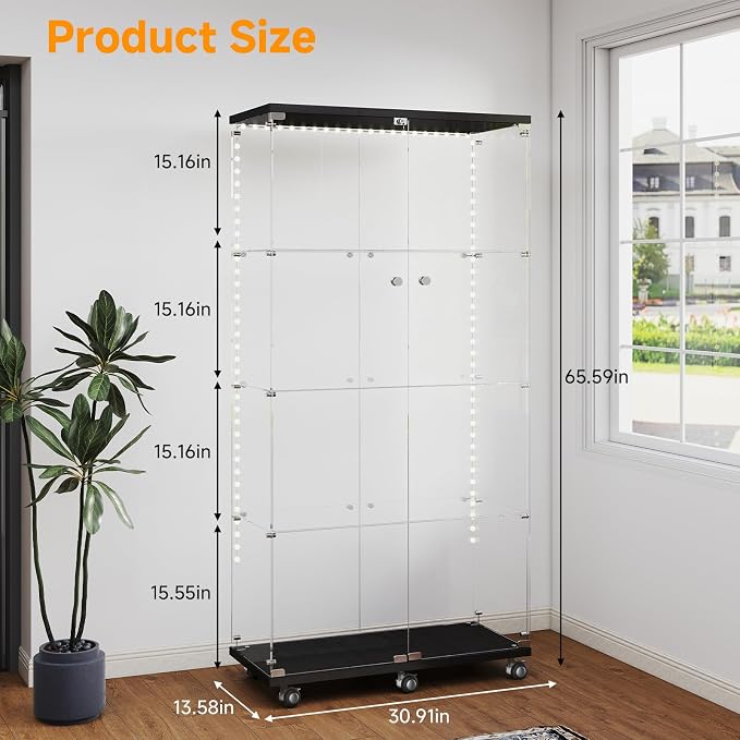 Tempered Glass Display Cabinet - Image 2