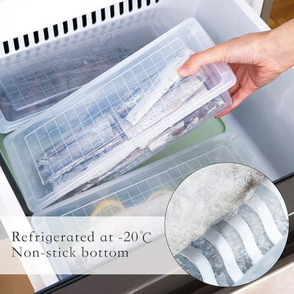Nsmykhg Food Storage Containers, 6 Pack Fridge Organizer Case - Image 3