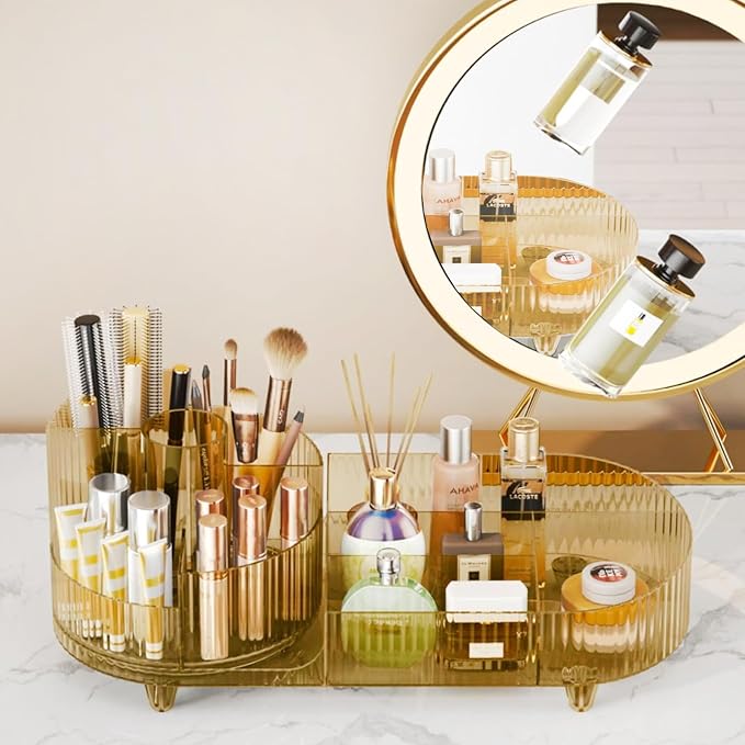 Rotating Makeup Organizer for Vanity - Image 5