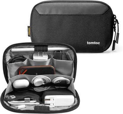tomtoc Travel Cable Organizer Pouch, Electronics Accessories Organizer Portable by tomtoc