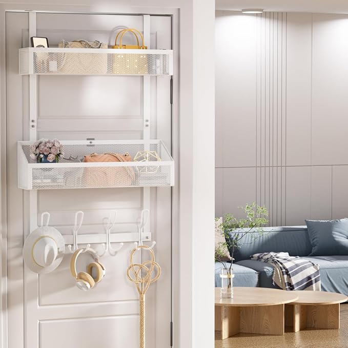 12-Hook Over Door Organizer by Upesitom