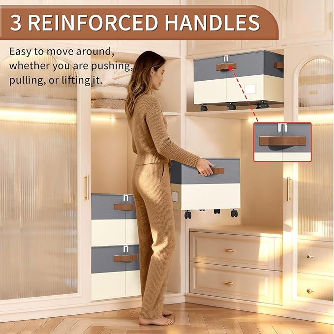 Shoe Organizer for Closet, 2 Pack Shoe Storage Organizer - Image 7