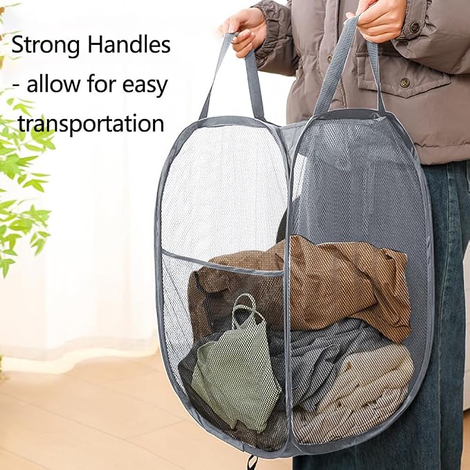 Pack of 2 Pop Up Laundry Hamper - Image 2