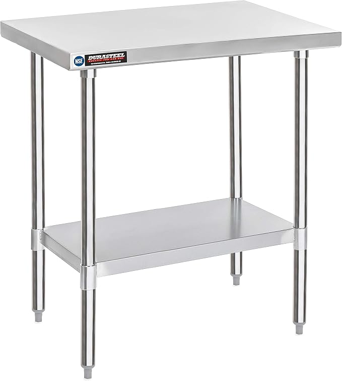 DuraSteel 30x36 Stainless Steel Work Table by DuraSteel