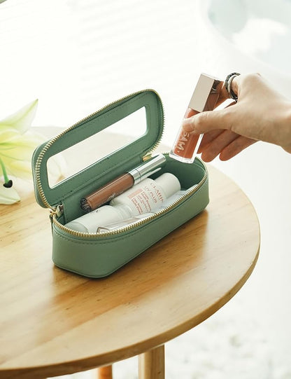Popvibe Clear Makeup Bag Travel Cosmetic Case Transparent Toiletry Bag - Image 5