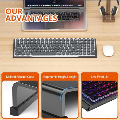 Richboom Computer Keyboard Stand Tilt PC Keyboard Stand Riser - Image 8