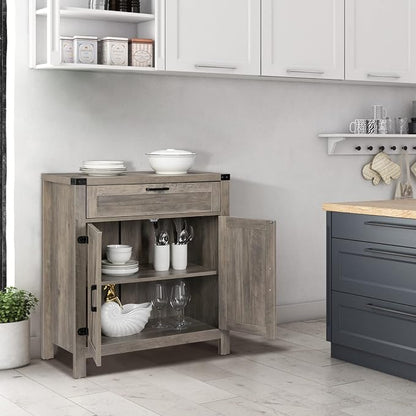 VINGLI Modern Farmhouse Sideboard Buffet Cabinet - Image 8