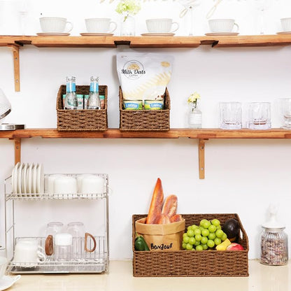 Pantry Organizers, Wicker Storage Baskets - Image 7