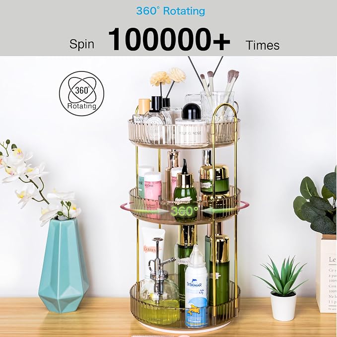360 Rotating Makeup Organizer - Image 5