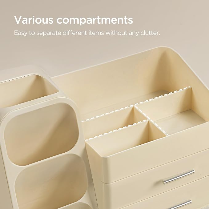 HBlife Makeup Organizer with Brush Holder - Image 3