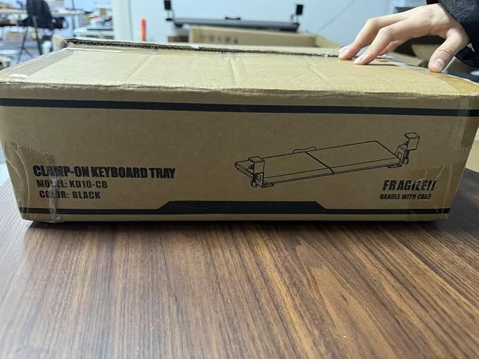 NearHub Large Keyboard Tray Under Desk Slide Out - Image 10