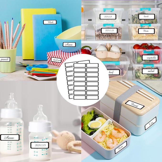 STARLIBOO Removable Freezer Labels Stickers, Blank Freezer Labels - Image 5