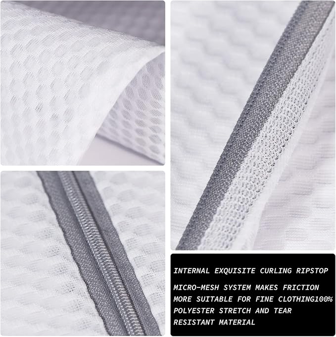 5Pcs Durable Honeycomb Mesh Laundry Bags - Image 4