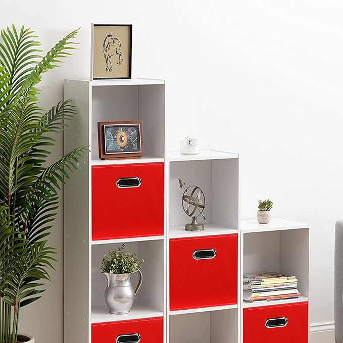 Fabric Cloth Storage Bins, Fabric Cube Bins Organizer - Image 4