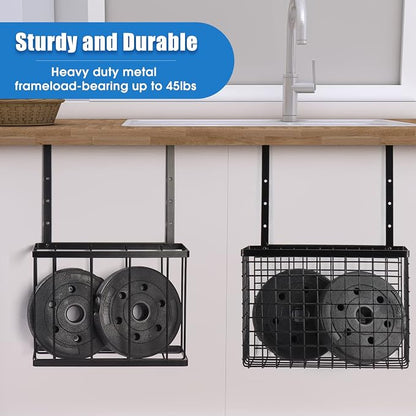 2 Pack Cabinet Door Organizer, Over The Cabinet Door Organizer - Image 6
