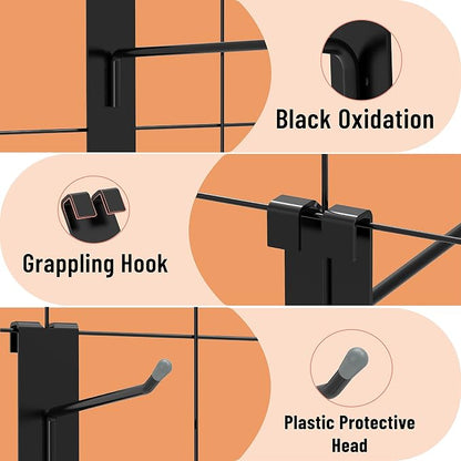 HUHOLE Gridwall Hooks 2 Inch, Hook - Image 4