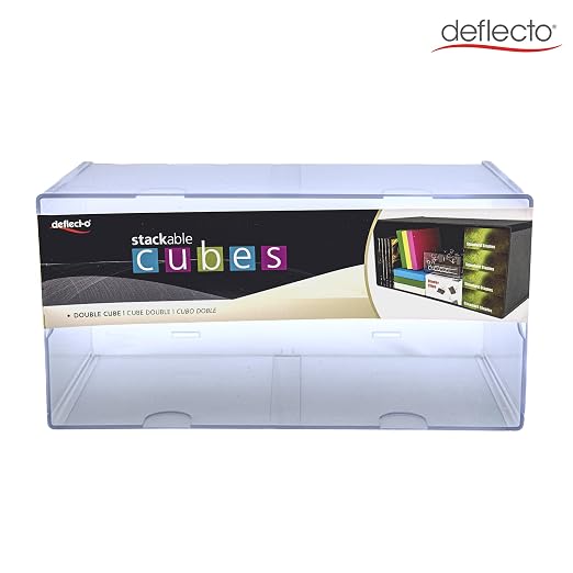 Deflecto Stackable Open Cube Organizer, Desk and Craft Organizer - Image 3