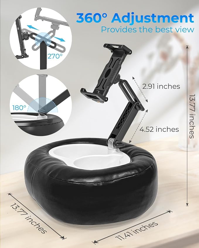 Tablet Pillow Stand with Storage Liner - Image 3