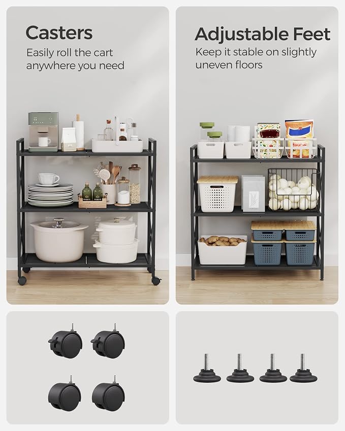 SONGMICS 3-Tier Metal Storage Rack - Image 7