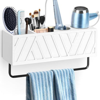 Hair Tool Organizer Wall Mounted by Jorkol