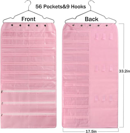 BB Brotrade Hanging Jewelry Organizer, Accessories Organizer, 56 Pocket - Image 5