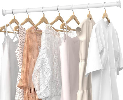 Closet Rods for Hanging Clothes, 17 to 54 Inches Stepless Adjustable Metal - Image 9