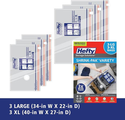 Hefty Shrink-Pak Vacuum Storage Bags - Image 3