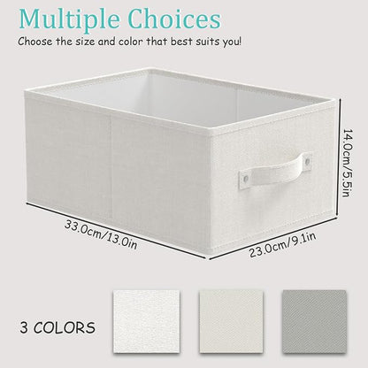 Storage Bins, 3 Pack Foldable Cloth Basket, Cube Organizer - Image 3
