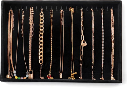 Large Jewelry Organizer for Drawer Insert Velvet Stackable Jewelry Trays for by Unknown