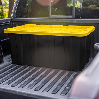 Sterilite 4-Pack Industrial Tote, Plastic Storage Container Bins - Image 6