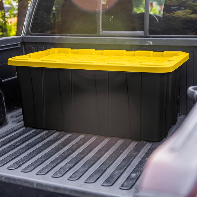 Sterilite 12-Pack Industrial Tote, Plastic Storage Container Bins - Image 5