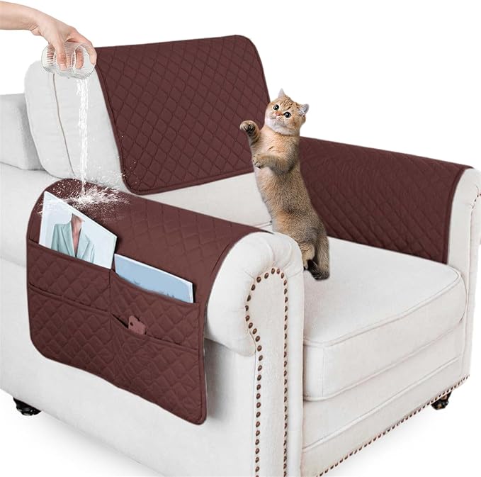 Waterproof Sofa Armrest Cover Headrest Cover by ZGDDPZA