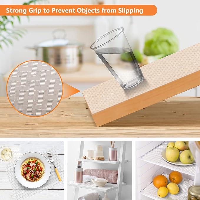 Shelf Liners for Kitchen Cabinets Refrigerator Liners Waterproof Kitchen - Image 7