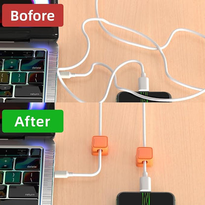 8 Pack Magnetic Cord Organizer, Easy Secure Adhesive Cable Management, Wire - Image 8