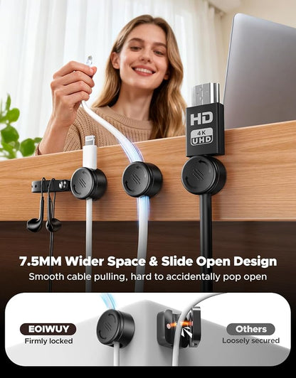 8 Pack Cord Organizer Clips - Image 4