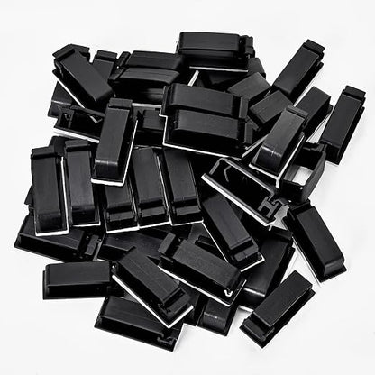 50Pcs Self Adhesive Cable Management Clips, Cable Organizers Wire Clips Cord - Image 8
