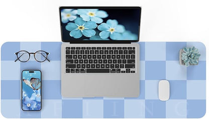 Non-Slip Desk Pad, Waterproof PU Leather Protector, Easy Clean Laptop Mat by AFIING