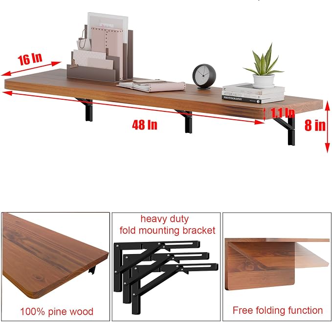 IAE Wall Mounted Folding Table - Image 3