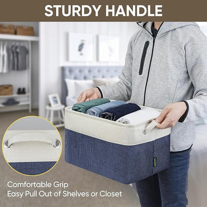BALEINE 2 Pack Fabric Storage Bins - Image 8