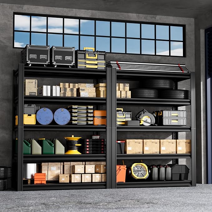 5-Tier Garage Storage Rack 35”D X 17.7”W X 72”H 2500LBS Capacity Industrial - Image 6