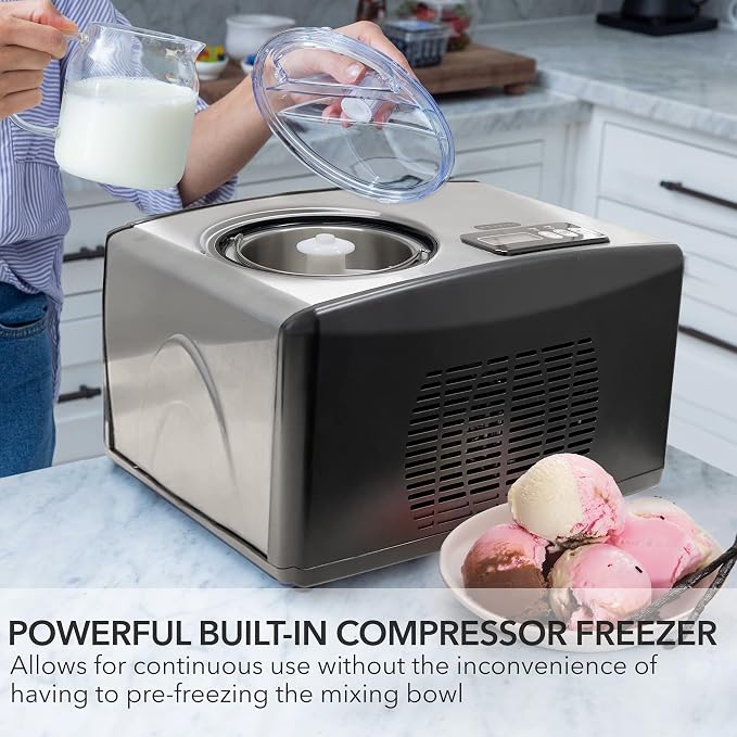 Whynter Ice Cream Maker Machine 1.6 Qt. Automatic - Image 4