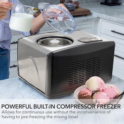 Whynter Ice Cream Maker Machine 1.6 Qt. Automatic - Image 4