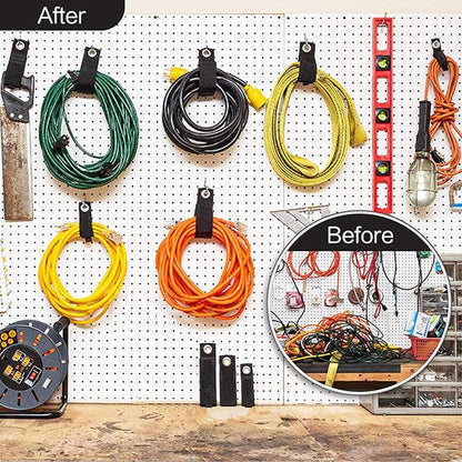 Zkptops 12Pcs Extension Cord Holder Organizer Heavy Duty Storage Straps Large - Image 5