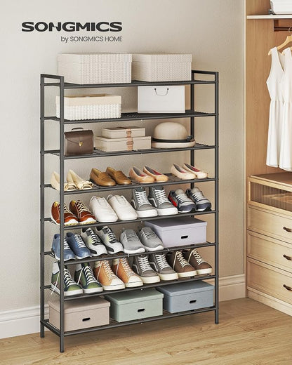 SONGMICS Metal Shoe Rack, Free Standing Shoe Organizer - Image 3