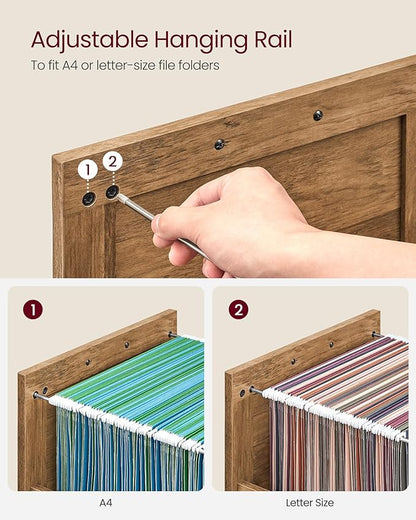 VASAGLE File Cabinet, Filing Cabinet - Image 5