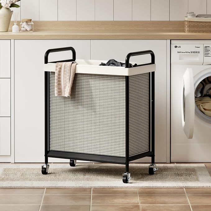 WOWLIVE Rolling Laundry Hamper - Image 8