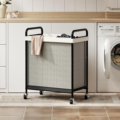 WOWLIVE Rolling Laundry Hamper - Image 8